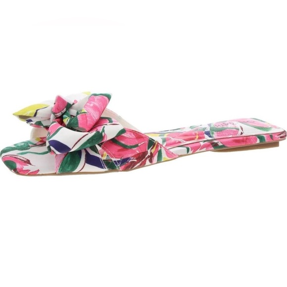 S a l e, $ 23 plus shipping! Vibrant Floral Women's Slide Sandals - Picture 5 of 6